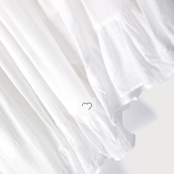 NWOT Lulus Boardwalk Bliss White Tiered Asymmetrical Midi Dress- M - Picture 5 of 13